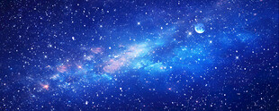 巨幅星空背景图