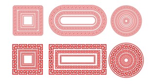 万字花格
