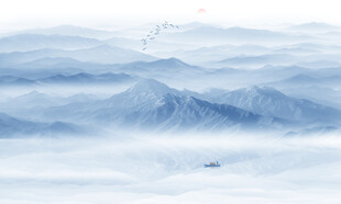 新中式山水画