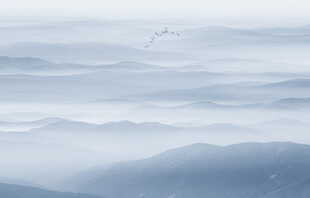 水墨远山
