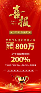 喜报展架