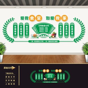 食堂文化墙