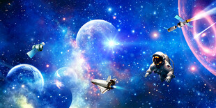 蓝色星空