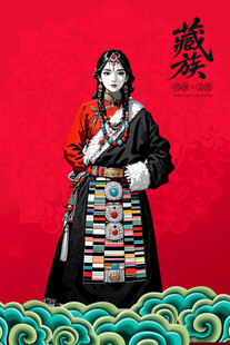 藏族少女
