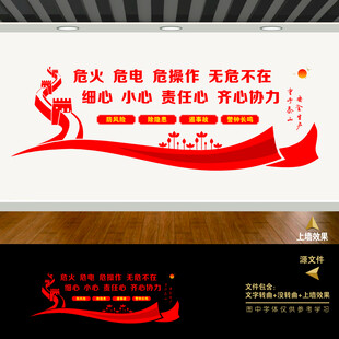 安全生产文标语化墙