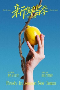 新鲜柠檬水果促销宣传海报
