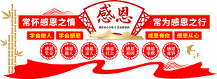 感恩宣传展板