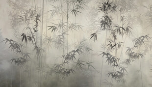 水墨竹影