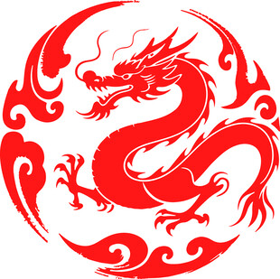 龙剪纸