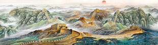 锦绣山河山水画