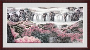 客厅山水画 