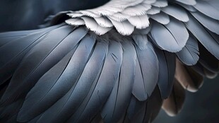 羽翼特写 细腻羽毛之美