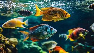 五彩斑斓的水族馆鱼类世界