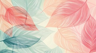 梦幻叶脉背景图