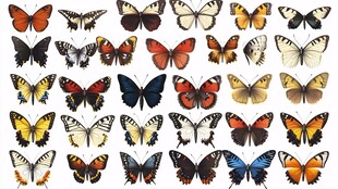 多彩蝴蝶大集合