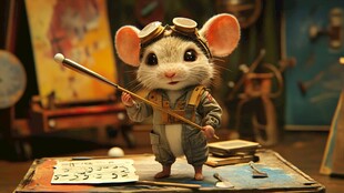 小老鼠画家的创意时刻