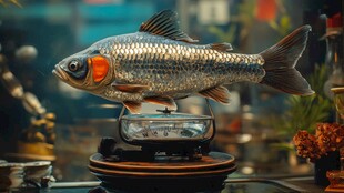 悬浮金鱼 奇幻的视觉体验