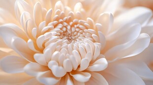 淡雅柔美菊花特写