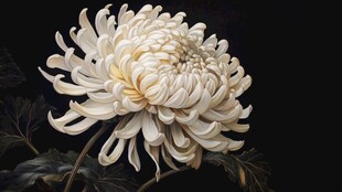 白菊绽放 尽显优雅风姿