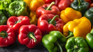 多彩甜椒 新鲜诱人的蔬菜