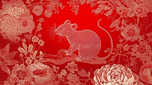 金鼠贺岁 繁花似锦