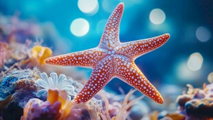 海底海星 梦幻的海洋精灵