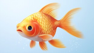 灵动金鱼 水中优雅精灵