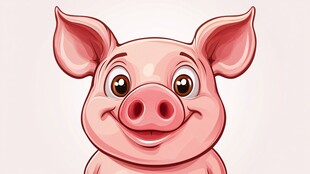 可爱卡通小猪头像