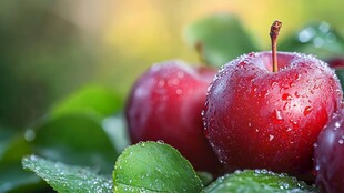 带露红苹果 清新又诱人