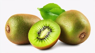 新鲜猕猴桃 饱满多汁诱人