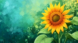 阳光下的向日葵