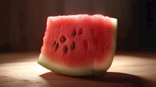 新鲜切块西瓜 诱人色泽