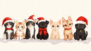 圣诞萌宠大集合