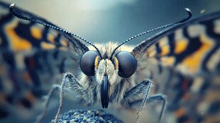 微距下蝴蝶的神秘面孔