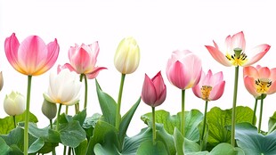 娇艳荷花绽放 清新自然美