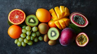 缤纷多彩的新鲜水果集合