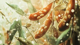 梦幻豆荚的自然诗意画面