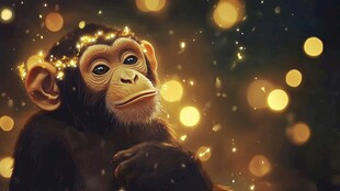 梦幻小猩猩 闪烁星光相伴