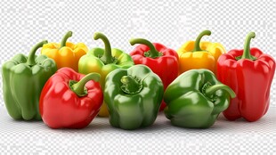 多彩甜椒排列展示图