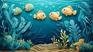 海底小鱼的奇幻世界