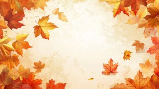 秋意枫叶背景图