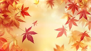 秋日枫叶背景图