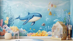 海底世界儿童房梦幻场景