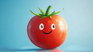 笑脸番茄 清新可爱风