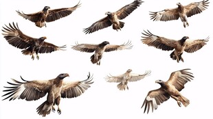 翱翔的雄鹰姿态合集