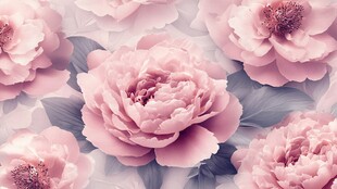 浪漫粉色牡丹花背景图