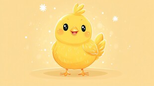 可爱小黄鸡 萌趣登场