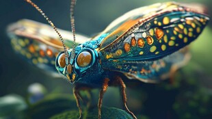 斑斓彩虫 微观世界的绚丽精灵