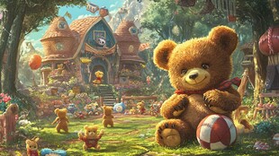 小熊乐园的欢乐时光