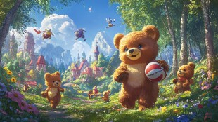 小熊的奇幻森林欢乐之旅